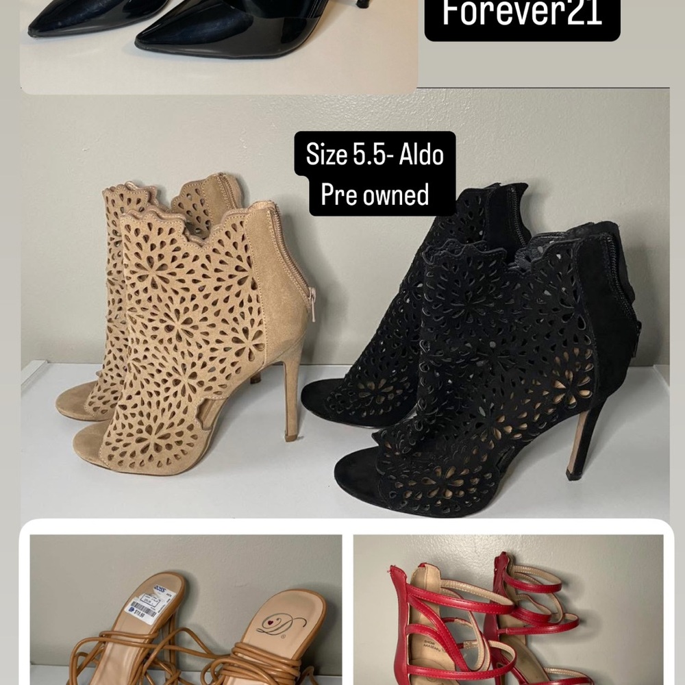 Take All 5 Heels sz 5.5-6